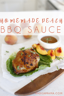 easy homemade peach bbq sauce